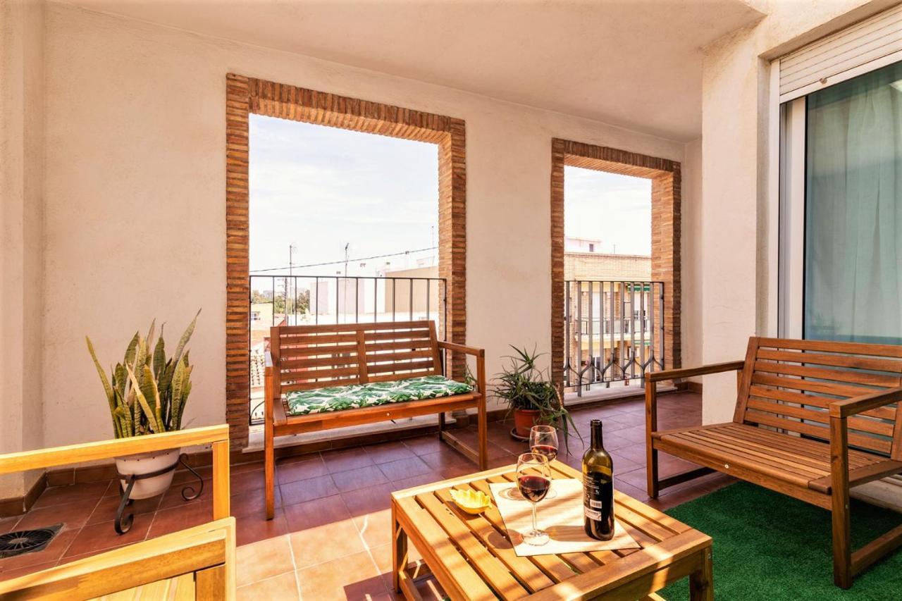 Penthouse Duplex In A 4 Floors Spanish House -8 Min To Center By Metro Valencia Luaran gambar